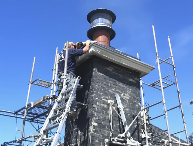 Sturdy chimney crown finished by Torrington Chimney Sweep in Torrington, CT