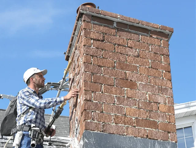 Brickwork for a chimney rebuild by Torrington Chimney Sweep in Torrington, CT