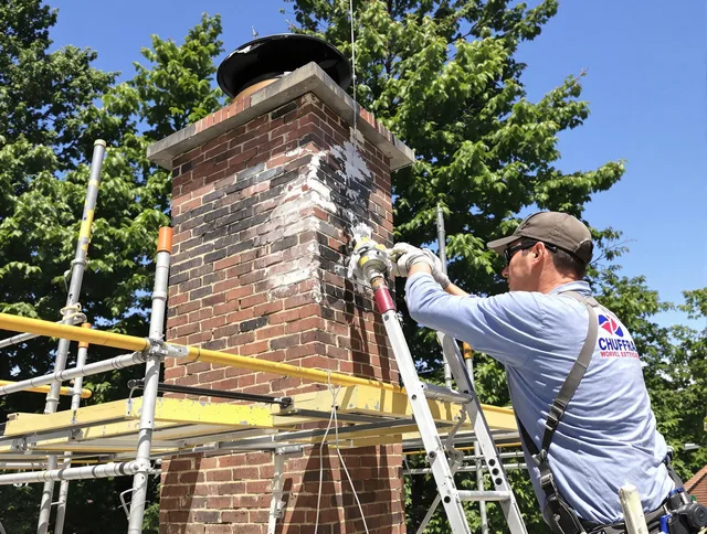 Structural chimney repair by Torrington Chimney Sweep in Torrington, CT