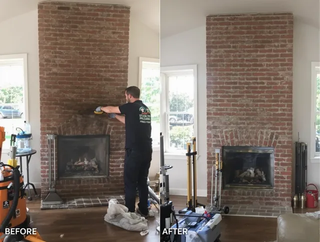 Finished chimney sweeping service by Torrington Chimney Sweep in Torrington, CT