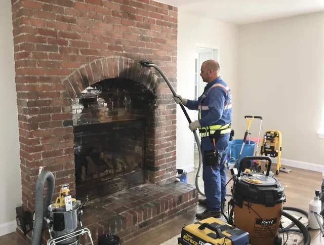 Torrington Chimney Sweep expert performing detailed chimney sweep in Torrington, CT