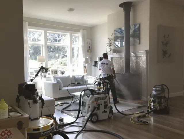 Soot removal service by Torrington Chimney Sweep for a fireplace in Torrington, CT